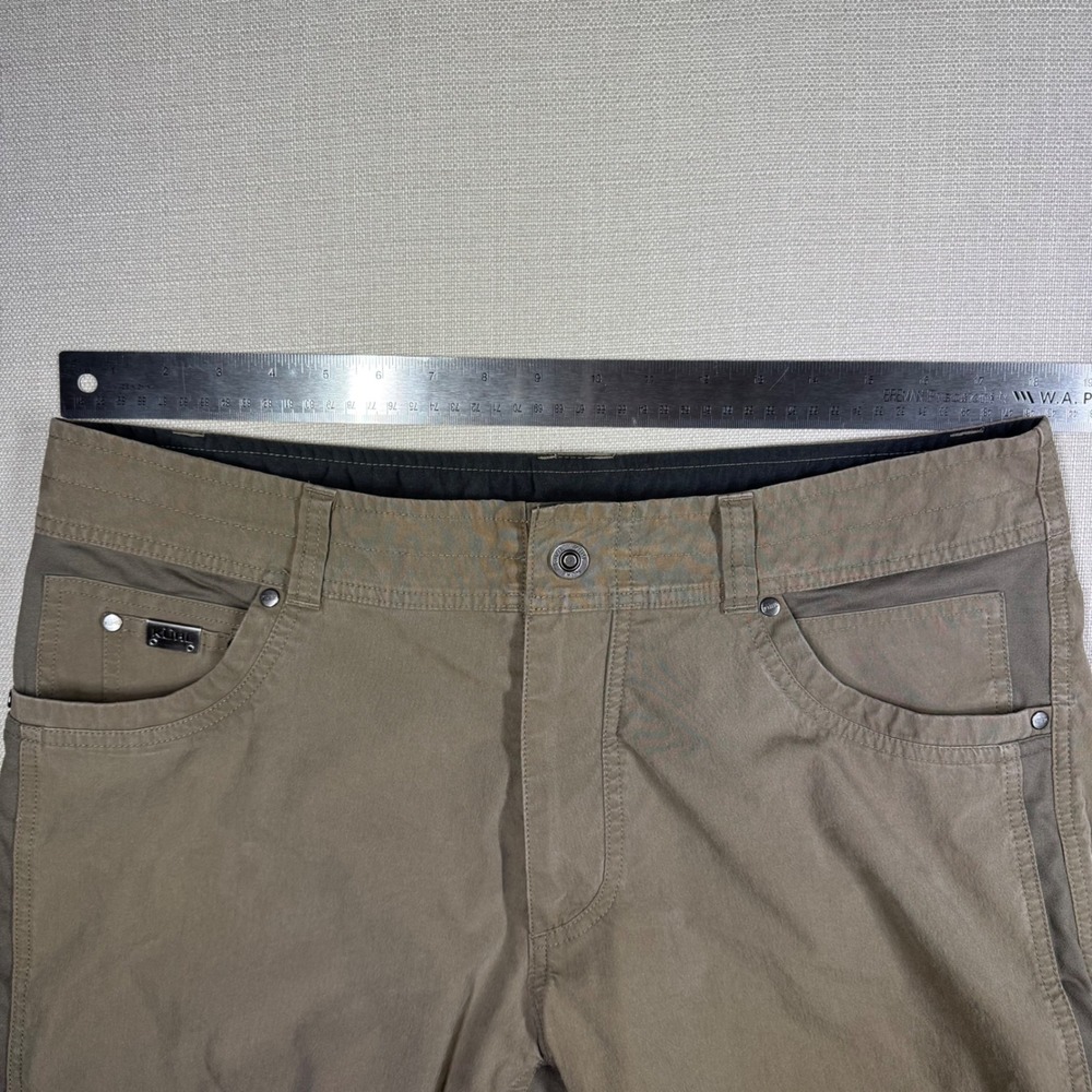 Kuhl Radikl Mens 36x32 Hiking Outdoor Hybrid Utility Pants Brown - Picture 3 of 14